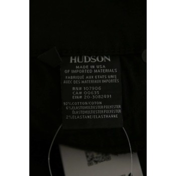 Hudson Jean en coton Noir