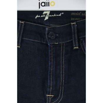 7 for all Mankind Jean en coton Marine