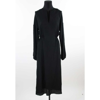 Longchamp Robe en soie Noir
