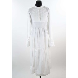 Vêtements Femme Robes Longchamp Robe en coton Blanc