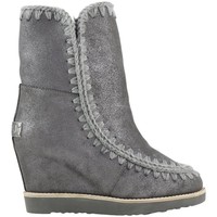 Chaussures Femme Bottines Mou FRENCH TOE WEDGE SHORT Gris