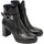 Chaussures Femme Bottines Fluchos D8961-SU Noir