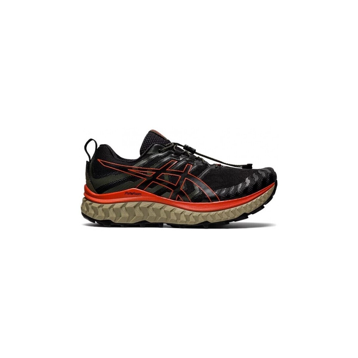 Chaussures Homme Running / trail Asics CHAUSSURES TRABUCO MAX - BLACK/CHERRY TOMATO - 42 Noir