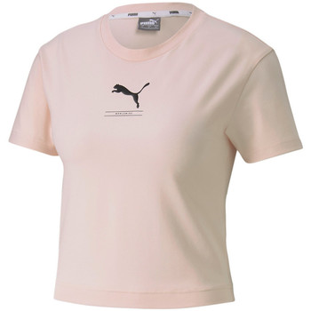 Vêtements Femme T-shirts manches courtes qui Puma 581377-17 Rose