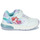 Chaussures Fille Baskets basses Geox J SPACECLUB GIRL White / Watersea