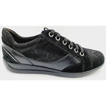 Chaussures Femme Baskets mode Geox d1668b Noir