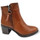 Chaussures Femme Boots Dorking d8606 Marron