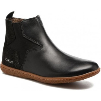 Chaussures Fille Boots Kickers vermillon Noir