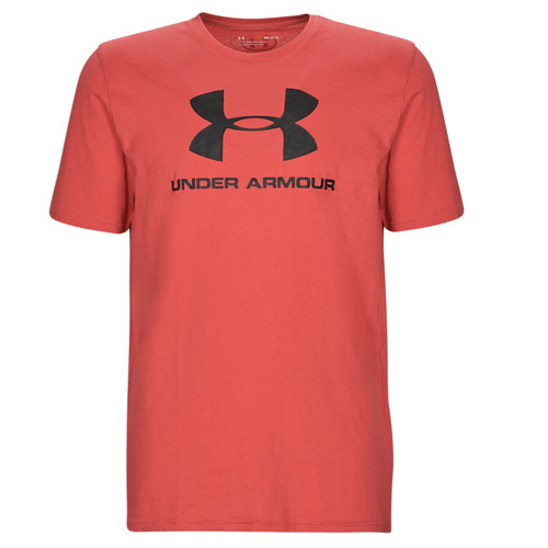Vêtements Homme T-shirts ligera courtes Under Armour SPORTSTYLE LOGO SS Rouge / Noir / Noir
