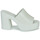 Chaussures Femme ALDO Dasdez gilly Czarne sandały z pasków na grubej podeszwie MAYSEE Blanc