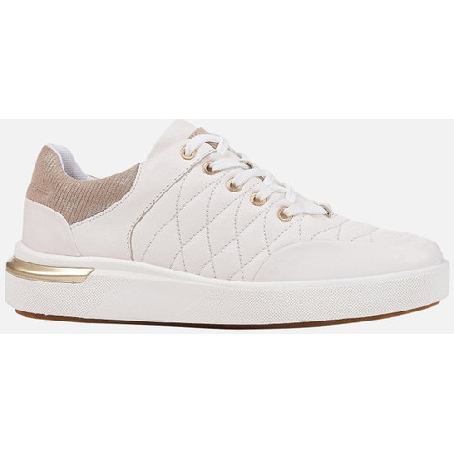 Chaussures Femme Baskets mode Geox D DALYLA blanc/beige clair