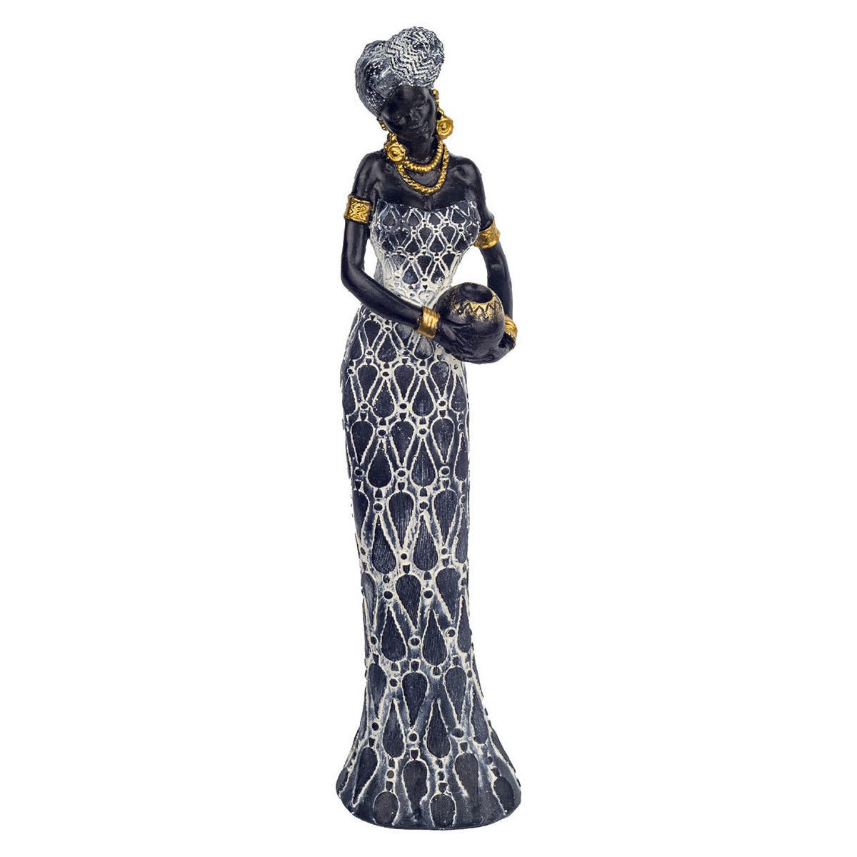 Maison & Déco Statuettes et figurines Signes Grimalt Figure Femme Africaine Marron