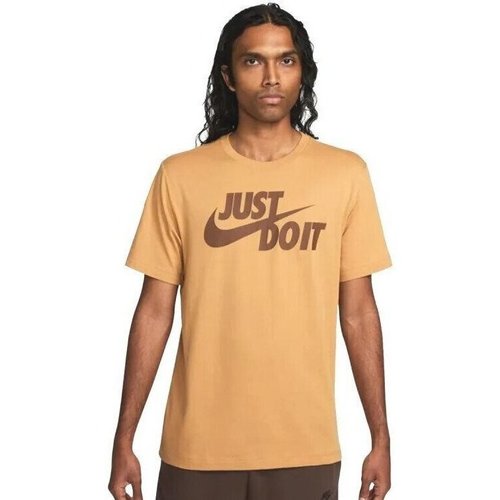 Vêtements Homme Débardeurs / T-shirts sans manche Nike Just do it Swoosh Marron