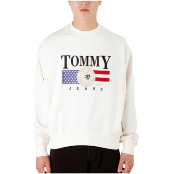 Vêtements Homme Sweats Tommy Jeans Sweat homme  Ref 58745 YBH Blanc Blanc