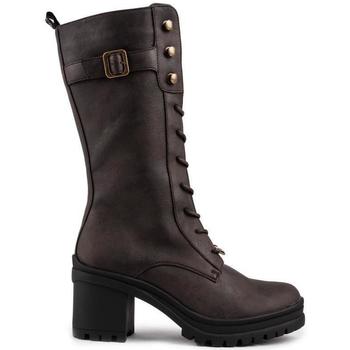 Chaussures Femme Boots V.gan Vegan Oolong Mid Calf Des Bottes Marron