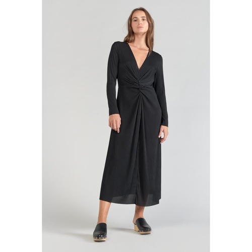 Vêtements Femme Robes Le Temps des Cerises Robe longue yama noire Noir