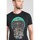Vêtements Homme T-shirt Effet Délavé Vertical crop t-shirt in black Exclusive at ASOS T-shirt gregor noir imprimé Noir