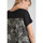 Vêtements Femme T-shirts & Polos Le Temps des Cerises T-shirt bi-matière domi noir imprimé Noir