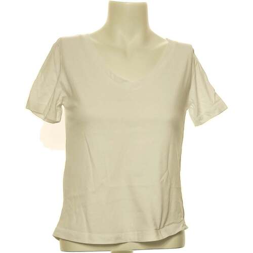 Vêtements Femme Débardeur 36 - T1 - S Vert Mango top manches courtes  34 - T0 - XS Blanc Blanc