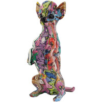 Serviettes et gants de toilette Statuettes et figurines Signes Grimalt Figure De Chien Chiuaua Multicolore