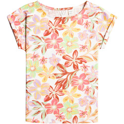 Vêtements Fille Débardeurs / T-shirts sans manche Roxy African Sunset blanc - snow  bayside blooms