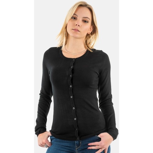 Vêtements Femme Calvin Klein Jeans borg sherpa with contrast zip jacket in khaki Ichi 103115 Noir