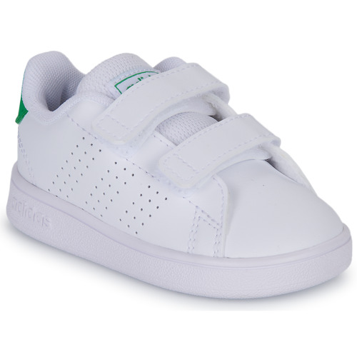 Chaussures Enfant Baskets basses Adidas tank Sportswear ADVANTAGE CF I Banc / Vert
