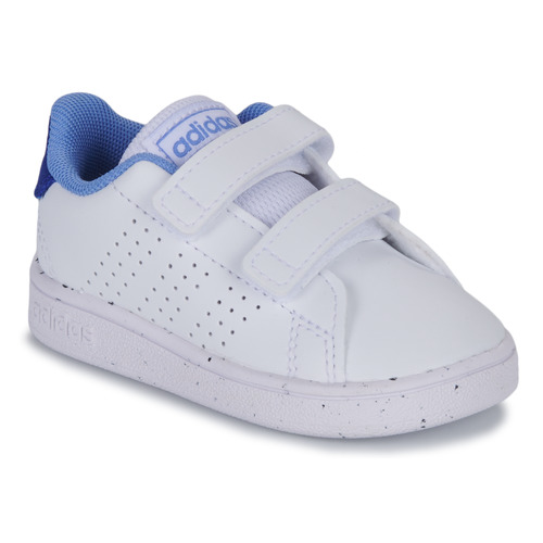 Adidas Sportswear ADVANTAGE CF I Blanc / Bleu - Livraison Gratuite |  Spartoo ! - Chaussures Baskets basses Enfant 34,99 €