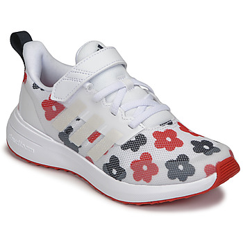 Chaussures Fille Baskets basses Adidas youtube Sportswear FortaRun 2.0 EL K Blanc / Fleurs