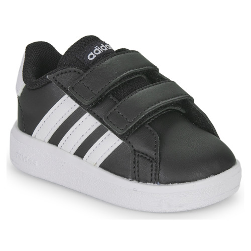 Chaussures Enfant Baskets basses colorways Adidas Sportswear GRAND COURT 2.0 CF Noir / Blanc