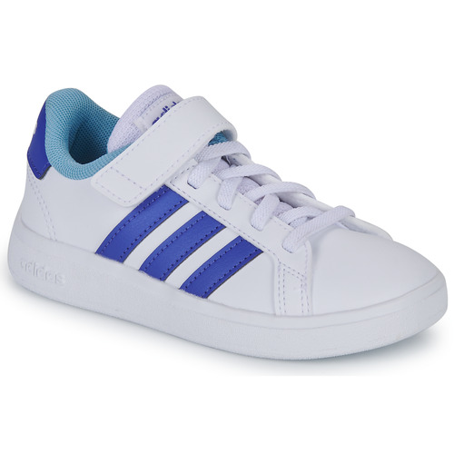 Chaussures Enfant Baskets basses Adidas Sportswear GRAND COURT 2.0 CF Blanc / Bleu