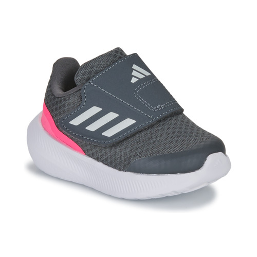 Chaussures Fille Running / trail sepatu Adidas Sportswear RUNFALCON 3.0 AC I Gris / Rose