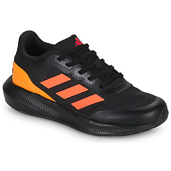 Chaussures Garçon Running / trail Adidas Sportswear RUNFALCON 3.0 K Noir / Orange