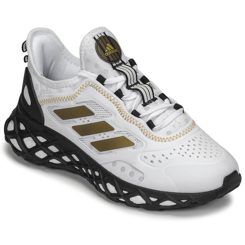 Adidas Sportswear WEB BOOST J Blanc / Noir / Doré - Livraison Gratuite |  Spartoo ! - Chaussures Baskets basses Enfant 139,00 €