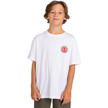 Vêtements Garçon T-shirts & Polos Element Seal Bp blanc - optic