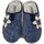 Chaussures Femme Chaussons Emanuela Femme Pantoufle d'hiver, Textile, Semelle Amovible-2910 Bleu