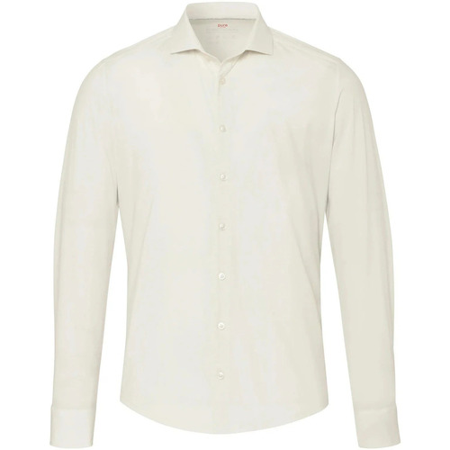 Vêtements Homme Chemises manches longues Pure Tops / Blouses Ecru Blanc