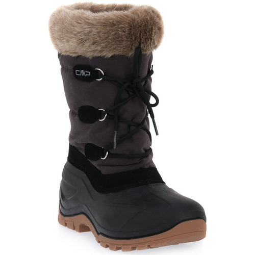 Chaussures Femme Boots 86v-velor-13 Cmp U901 NIETOS LOW WMNS SNOW BOOT Noir