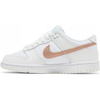 Chaussures Enfant Baskets mode page Nike Dunk Low (GS) Blanc