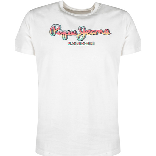 Vêtements Homme T-shirts manches courtes Pepe jeans PM508564 | Marco Blanc