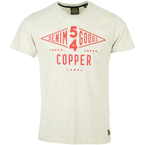Vêtements Homme T-shirts manches courtes Superdry Copper Label Tee Gris