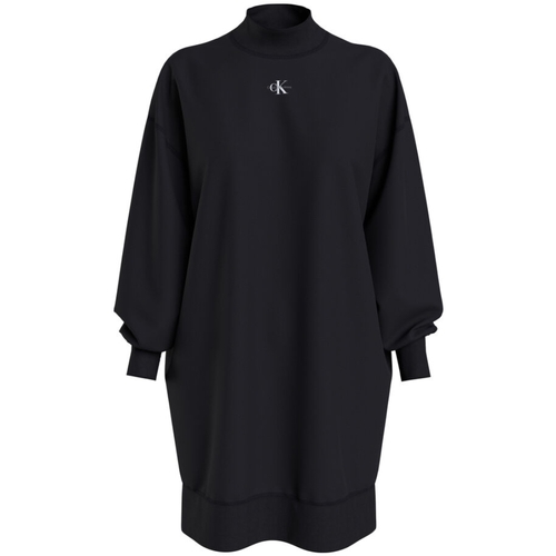 Vêtements Femme Robes Calvin Klein Jeans Robe pull  Ref 58689 BEH Noir Noir