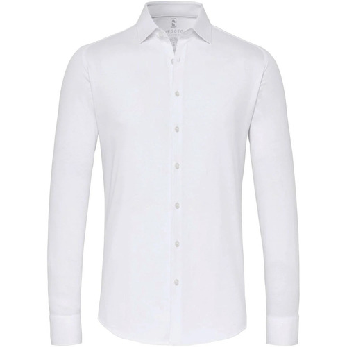 Desoto Chemise Sans Repassage Blanche Blanc - Vêtements Chemises manches  longues Homme 99,90 €