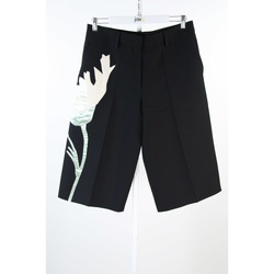 Vêtements Femme Shorts / Bermudas Valentino Torby Bermudas en laine Noir