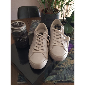 Chaussures look Baskets basses Crime London sneakers Crime london Blanc