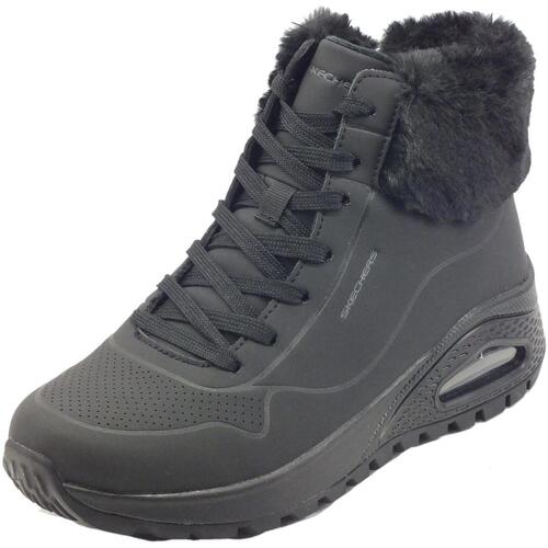 Chaussures Femme Low boots Skechers 167274 Uno Rugged Fall Air Noir