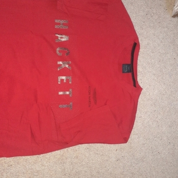 Hackett Tee-shirt hackett rouge. Taille L Rouge