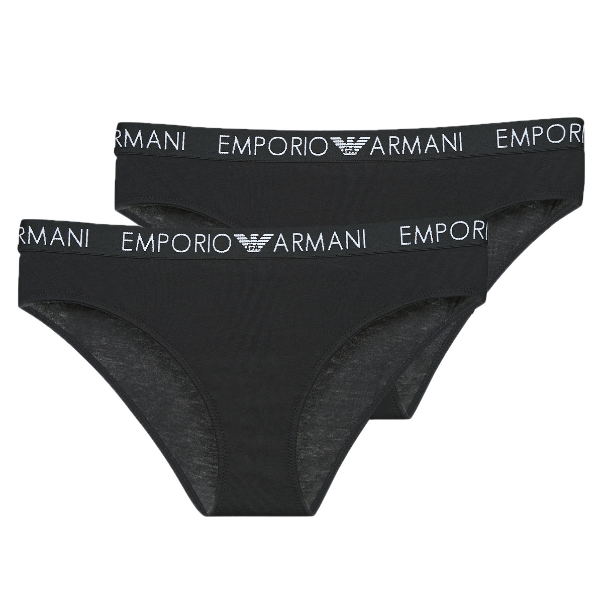 Sous-vêtements Femme Кроссовки ea7 emporio armani BI-PACK BRIEF PACK X2 Noir
