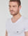 Vêtements Homme T-shirts manches courtes Emporio Armani V NECK T-SHIRT SLIM FIT PACK X2 Blanc / Marine