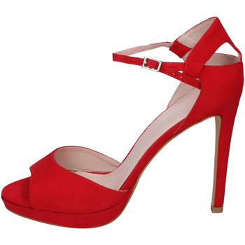 Chaussures Femme Sandales et Nu-pieds Café Noir BD110 IXW903 Rouge